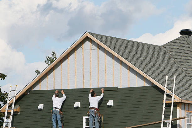 Professional Siding Repair technician working in Nova, OH